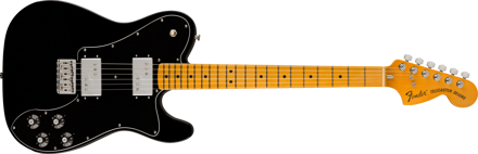 Fender American Vintage II 1975 Telecaster® Deluxe, Maple Fingerboard, Black