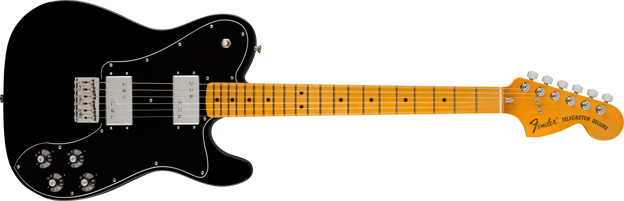 Fender American Vintage II 1975 Telecaster® Deluxe, Maple Fingerboard, Black