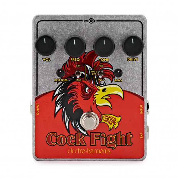 Electro-Harmonix COCK FIGHT PLUS Epic wah and talking vowels, Battery inc, 9.6DC-200 PSU optional