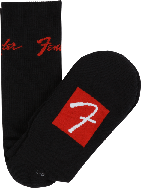 Fender Logo Stompsock, Black, Large