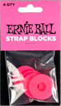Ernie Ball 5623 Strap Blocks, Pink, 4 pc