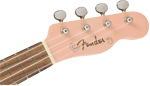 Fender Venice Soprano Uke, Walnut Fingerboard, Shell Pink