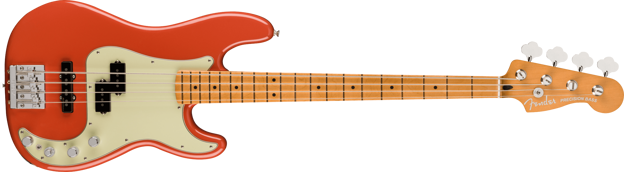 Fender Player Plus Precision Bass®, Maple Fingerboard, Fiesta Red