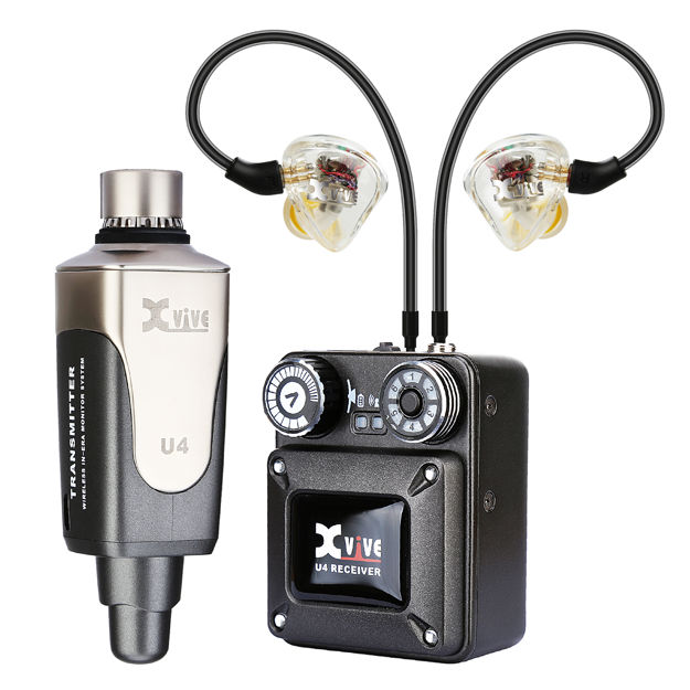 XVIVE U4T9 Digitalt In-Ear trådløssystem m/ Xvive T9 In-ear øreplugger