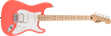 Squier Squier Sonic™ Stratocaster® HSS, Maple Fingerboard, White Pickguard, Tahitian Coral