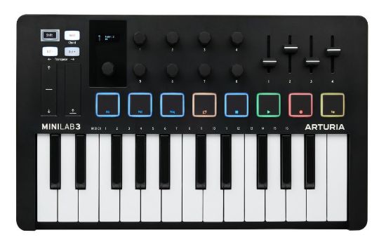 Bilde av Arturia Minilab-3-BK USB Controller Keyboard sort