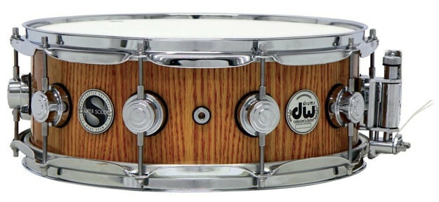 OUTLET | DW Snare Drum Natural Super Solid Satin Oil - 14x5,5 inch shell thickness 1/2 in