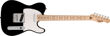 Squier Squier Sonic™ Telecaster®, Maple Fingerboard, White Pickguard, Black
