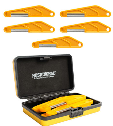 MusicNomad MN673 Electric Bass Nut File Set