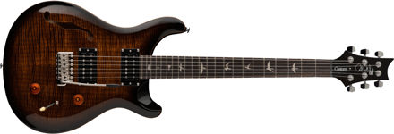 PRS SE Custom 22 Semi-Hollow Black Gold Burst