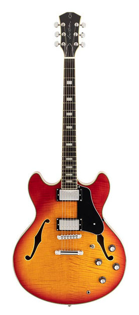 Sire H7 Series Larry Carlton Electric Archtop Guitar Cherry Sunburst