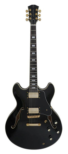 Sire H7 Series Larry Carlton Electric Archtop Guitar Black