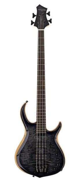 Sire M7 2nd Gen Series Marcus Miller Swamp Ash + Solid Maple 4-string Bass Guitar Transparent Black