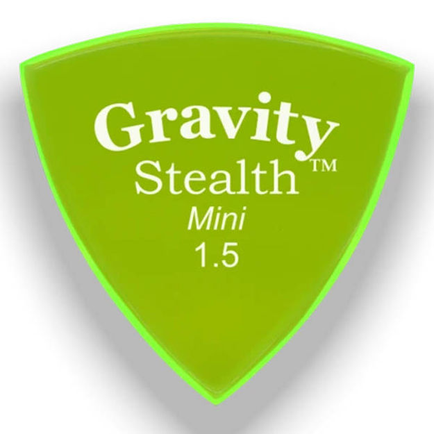 Gravity Picks Stealth Mini Jazz 1.5 mm Polished