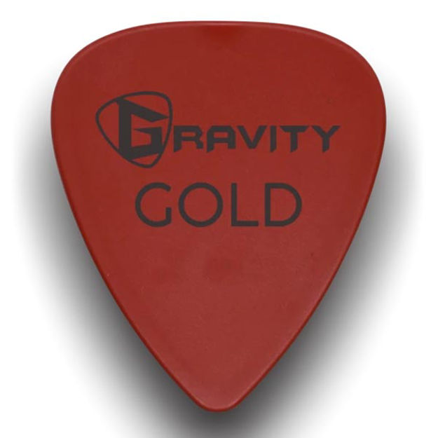 Gravity Picks Red Gold 1.5 mm