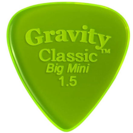 Gravity Picks Classics Big Mini 1.5 mm Master Finish