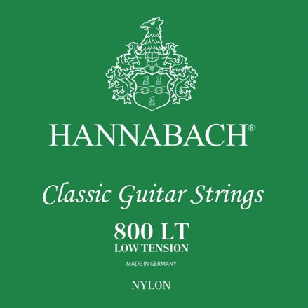 Hannabach Strings for classic guitar Serie 800 Low tension Silver plated Set low - 800LT
