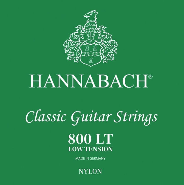 Hannabach Strings for classic guitar Serie 800 Low tension Silver plated Set low - 800LT