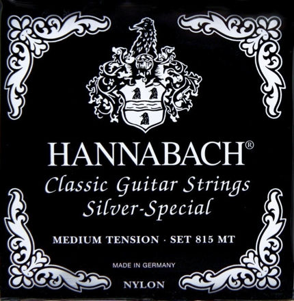Hannabach Strings for classic guitar Serie 815 Medium tension Silver special Set medium - 815MT