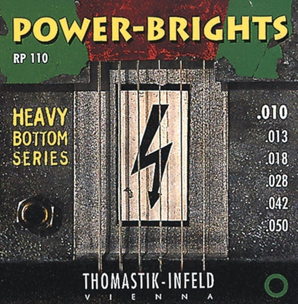 Thomastik-Infeld Strings for E-guitar Power Brights Series Set 010 heavy - RP110