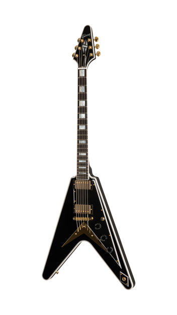 Gibson Customshop Flying V Custom w/ Ebony Fingerboard Gloss | Ebony