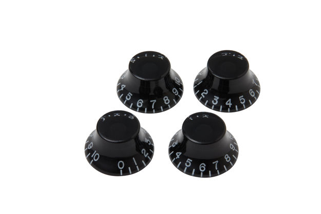 Gibson Gear Top Hat Knobs (Black) (4 pcs.)