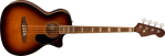 Fender Kingman™ Bass, Walnut Fingerboard, Black Pickguard, Shaded Edge Burst