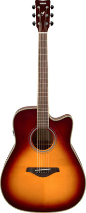 Yamaha FGC-TA TransAcoustic m/cutaway brown sunburst