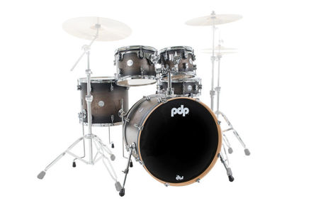 PDP by DW Shell set Concept Maple - Satin Charcoal Burst