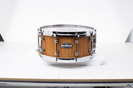 StaveCraft 14"x6.5" Makha Snare Drum, Satin Natural