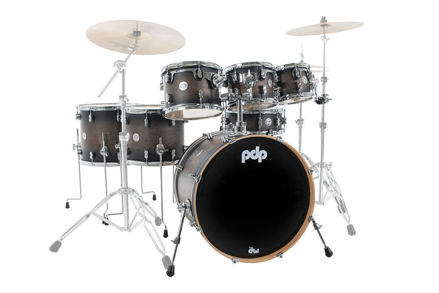PDP by DW Shell set Concept Maple - Satin Charcoal Burst