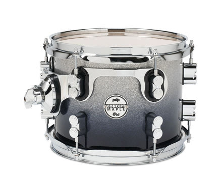 PDP by DW Tom Tom Concept Maple - Silver to black sparkle fade