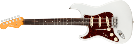 Fender American Ultra Stratocaster Left-Hand, Rosewood Fingerboard, Arctic Pearl