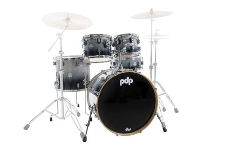 PDP by DW Shell set Concept Maple - Red to Black Sparkle