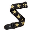 D'Addario Woven Guitar Strap, Gold Star