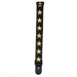 D'Addario Woven Guitar Strap, Gold Star