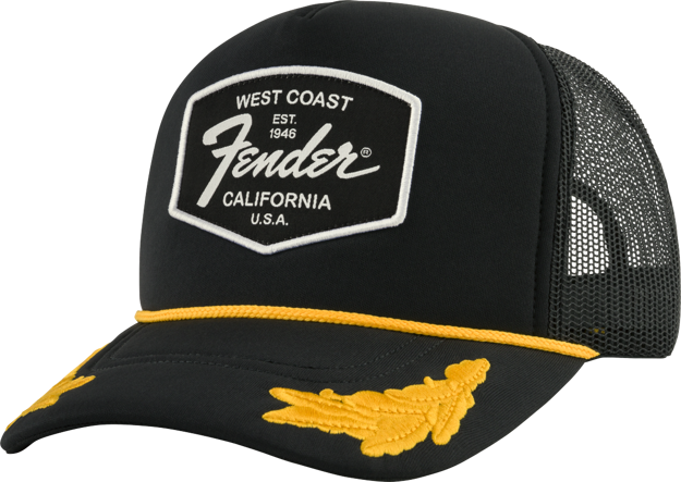 Fender Fender Scrambled Eggs Hat, Black