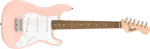 Squier Mini Stratocaster, Laurel Fingerboard, Shell Pink