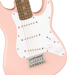 Squier Mini Stratocaster, Laurel Fingerboard, Shell Pink