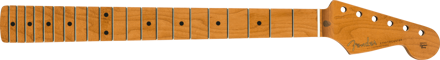 Fender Roasted Maple Vintera Mod 50's Stratocaster Neck, 21 Medium Jumbo Frets, 9.5", "V" Shape