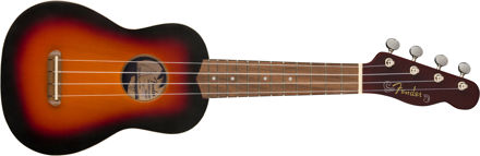 Fender Venice Soprano Uke, Walnut Fingerboard, 2-Color Sunburst