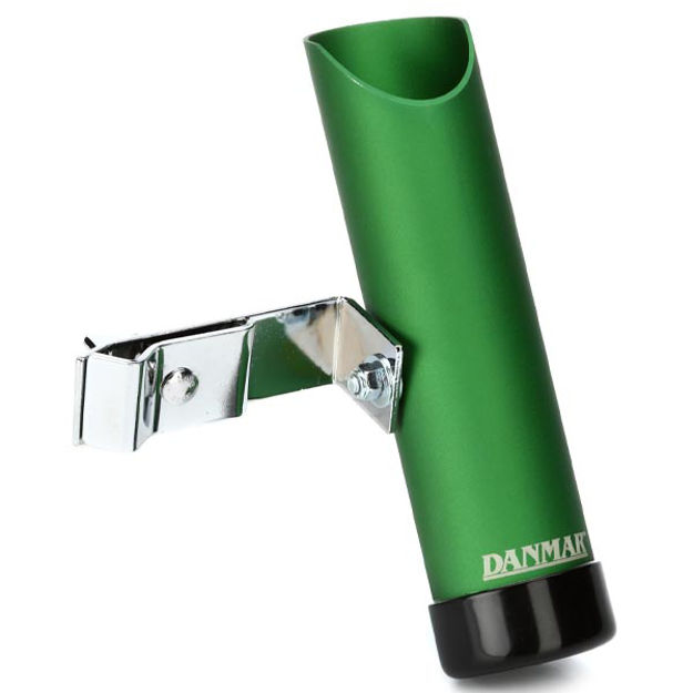 Danmar Aluminium Stick Holder, Green Anodize (holds 4 pairs)