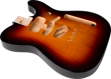 Fender Deluxe Series Telecaster SSH Alder Body Modern Bridge Mount, 3-Color Sunburst