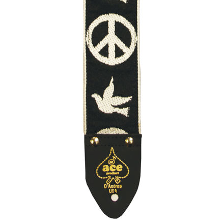 Ace Straps Peace - Dove 2" Vintage Reissue Strap