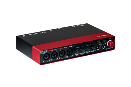 Steinberg UR44C EU - USB 3 Audio Interface incl MIDI I/O & iPad connectivity - Red