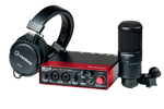 Steinberg UR22C Recording Pack - UR22C Interface with Headphones and Microphone - Red