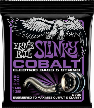 Ernie Ball 2738 5-String Cobalt Power Slinky Bass