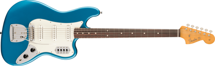 Fender Vintera II '60s Bass VI, Rosewood Fingerboard, Lake Placid Blue