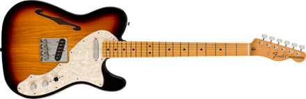 Fender Vintera II '60s Telecaster Thinline, Maple Fingerboard, 3-Color Sunburst