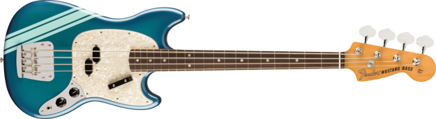 Fender Vintera II '70s Competition Mustang Bass, Rosewood Fingerboard, Competition Burgundy